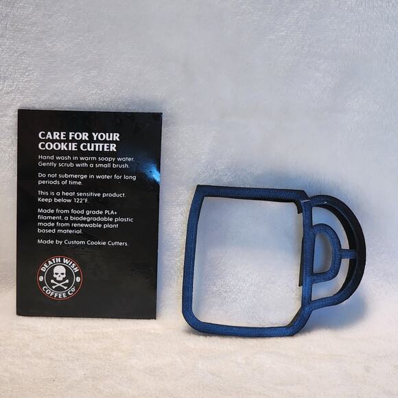 Death Wish Coffee Company Official Mug Cookie Cutter 3.5" x 2.5" New In Package - Picture 2 of 7